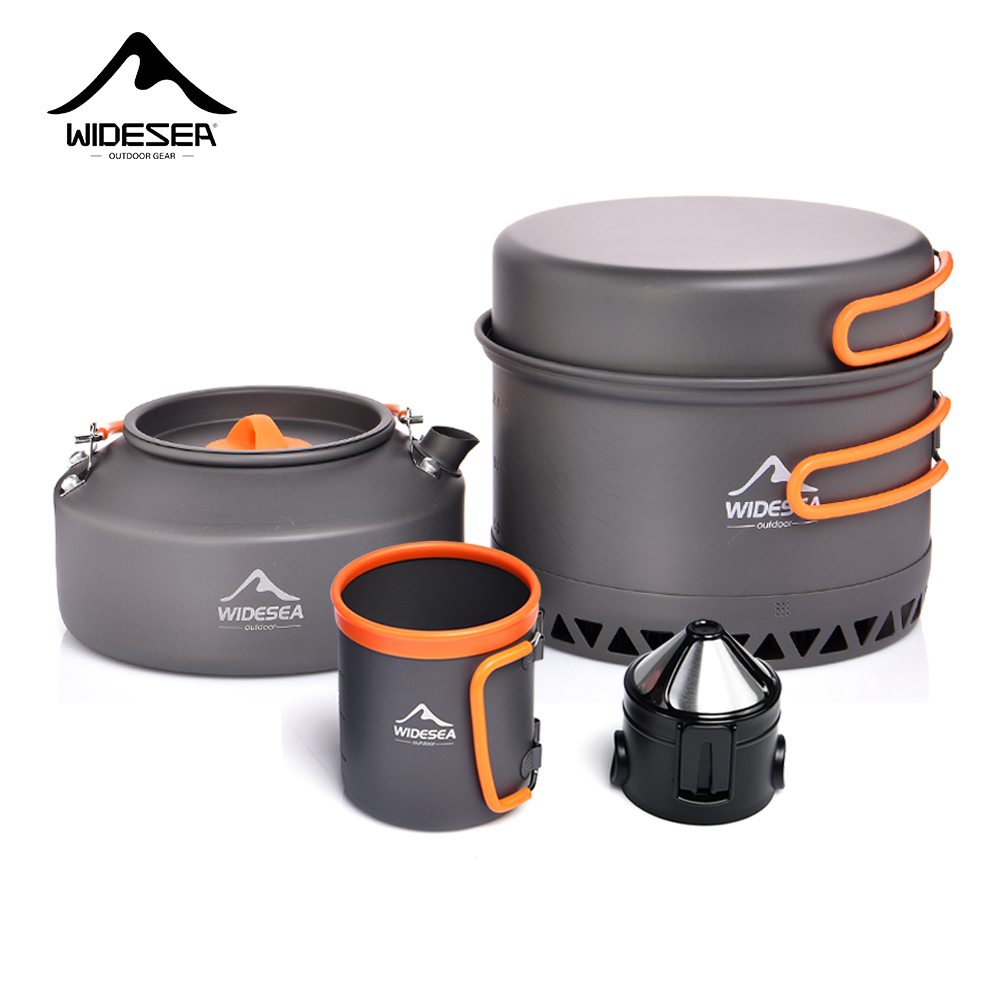 Camping Cooking Pot Set - 캠핑용 식기 세트, 야외용 조리 도구