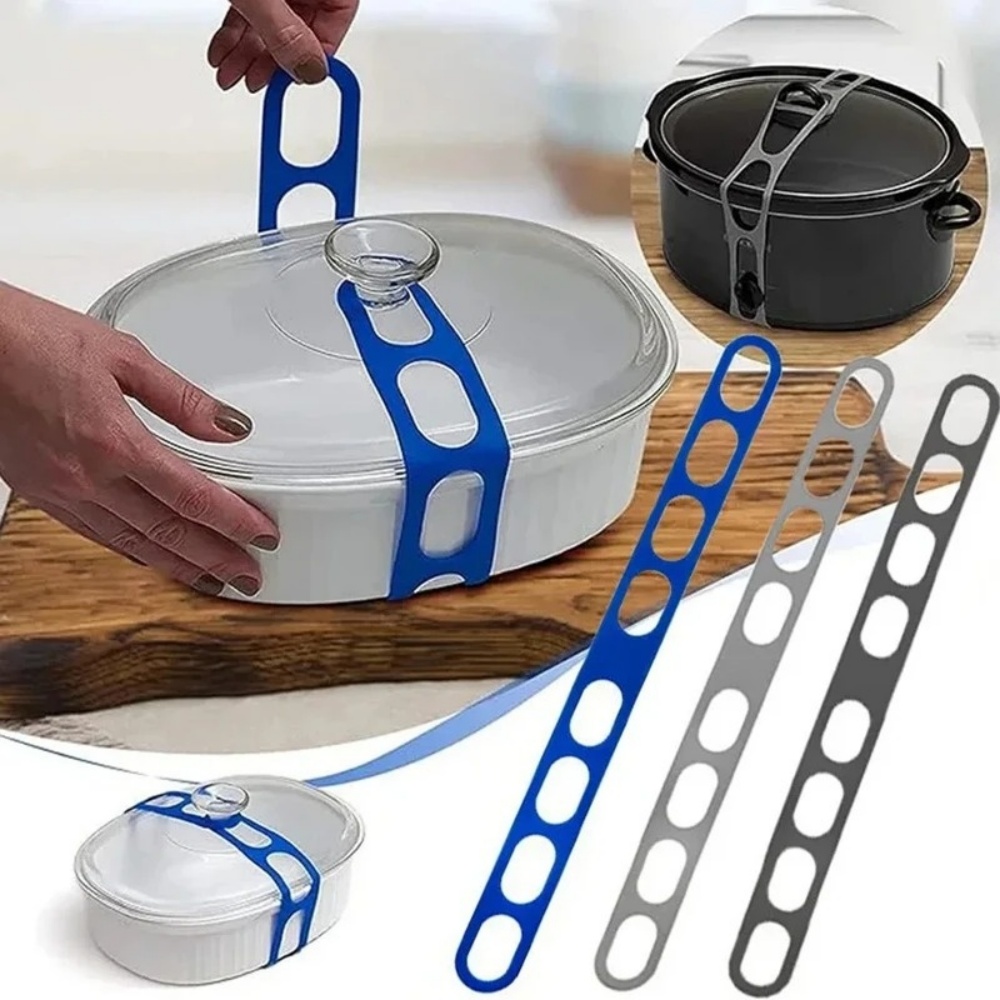 Camping Cooking Gadgets - 재사용 가능한 실리콘 탄성 냄비 뚜껑