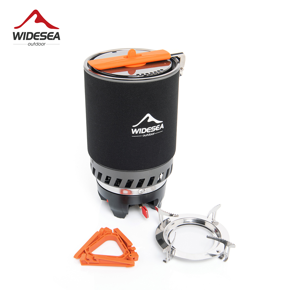 Camping Cooking Pot Set - 와이드시 캠핑 조리 시스템 (열교환기 포함)