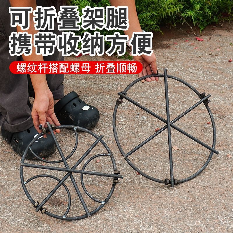 야외 캠핑용 캠프파이어 조리대, 접이식 삼각대, 장작  - Camping Cooking Tripod 리뷰 및 가격