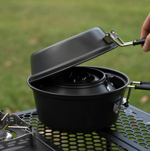 경량 알루미늄 합금 캠핑 조리기구 세트 3종 냄비 프라 - Camping Cooking Pot Set 리뷰 및 가격