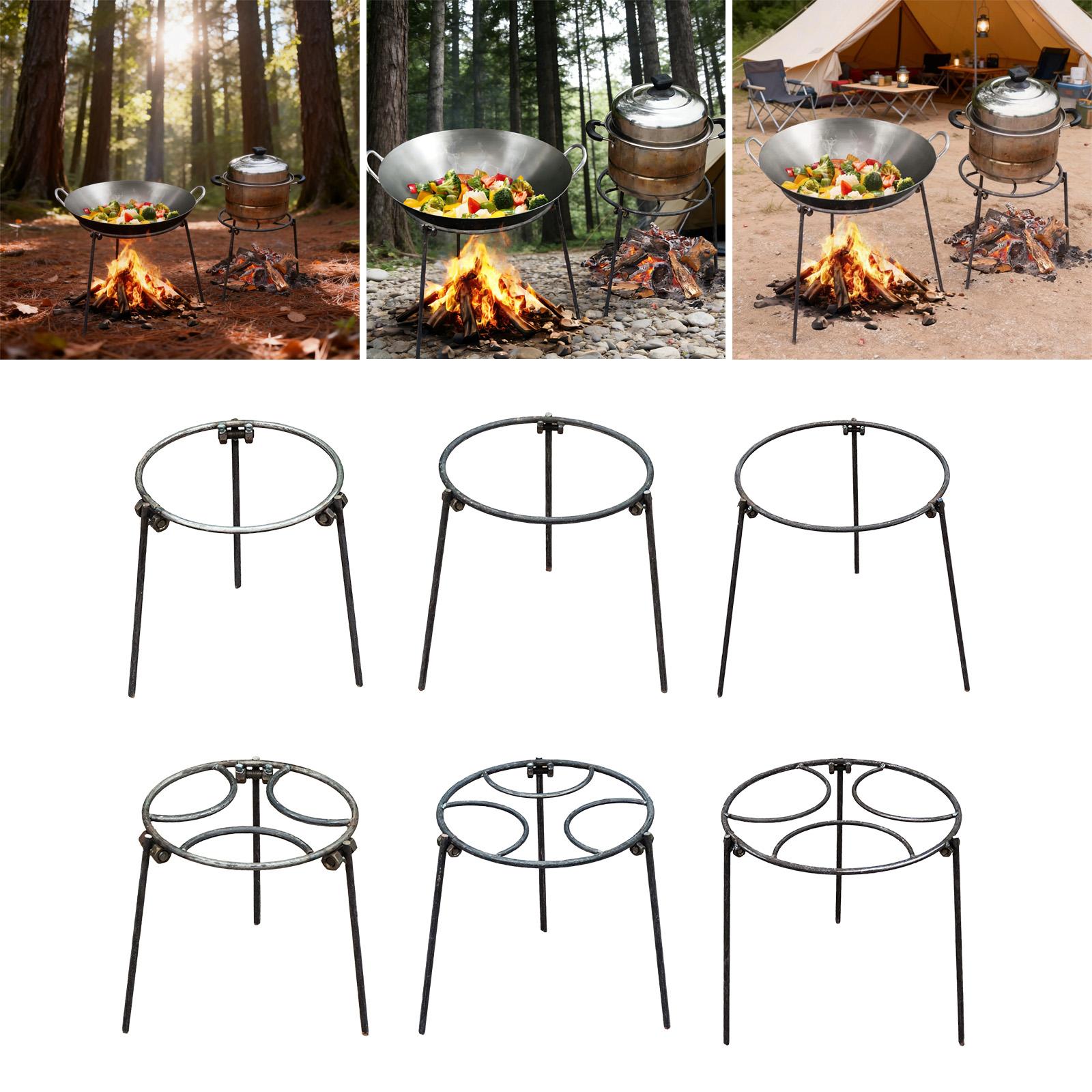 캠프파이어 삼각대, 다목적 웍스 홀더, 오픈 파이어 요 - Camping Cooking Tripod 리뷰 및 가격