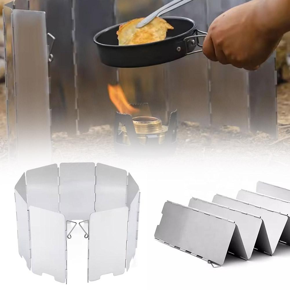 야외 접이식 바람막이 캠핑 스토브 바람막이 가스레인지  - Camping Cooking Windscreen 리뷰 및 가격