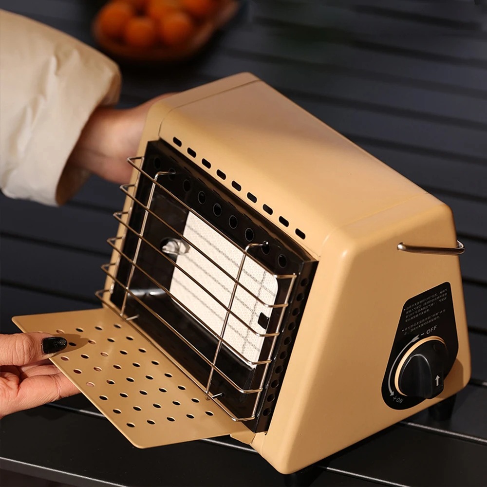 휴대용 1.5KW 가스 스토브 히터 2 in 1 BBQ - Camping Cooking Propane 리뷰 및 가격
