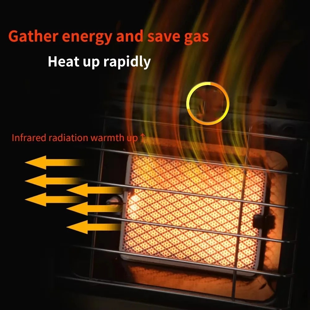 휴대용 1.5KW 가스 스토브 히터 2 in 1 BBQ - Camping Cooking Propane 리뷰 및 가격