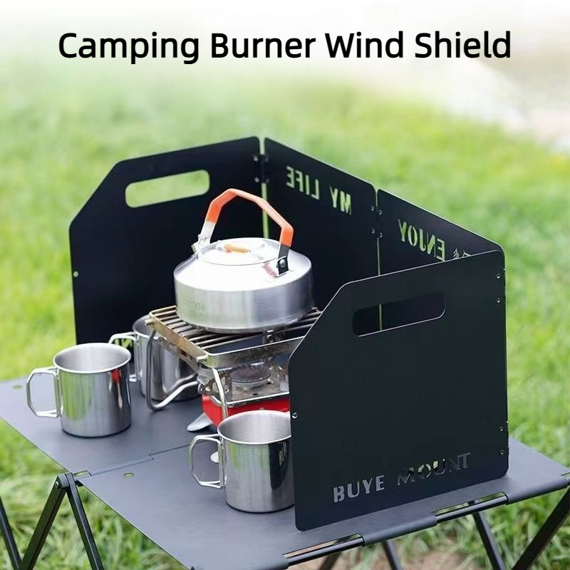 캠핑 스토브 윈드쉴드 4단 접이식 바람막이 휴대용 접이 - Camping Cooking Windscreen 리뷰 및 가격