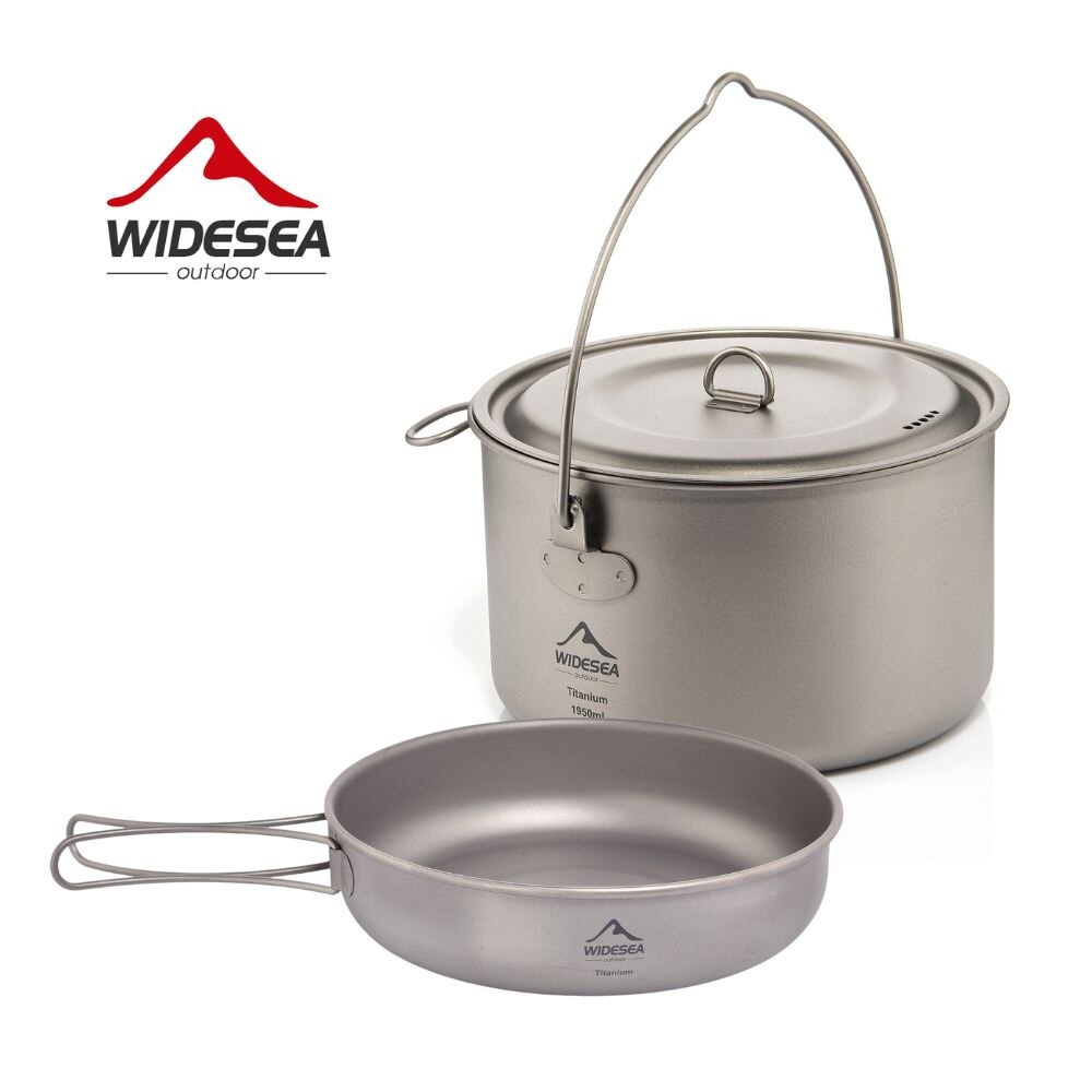 Widesea 캠핑 식기 티타늄 조리기구 세트, 관광  - Camping Cooking Pack 리뷰 및 가격