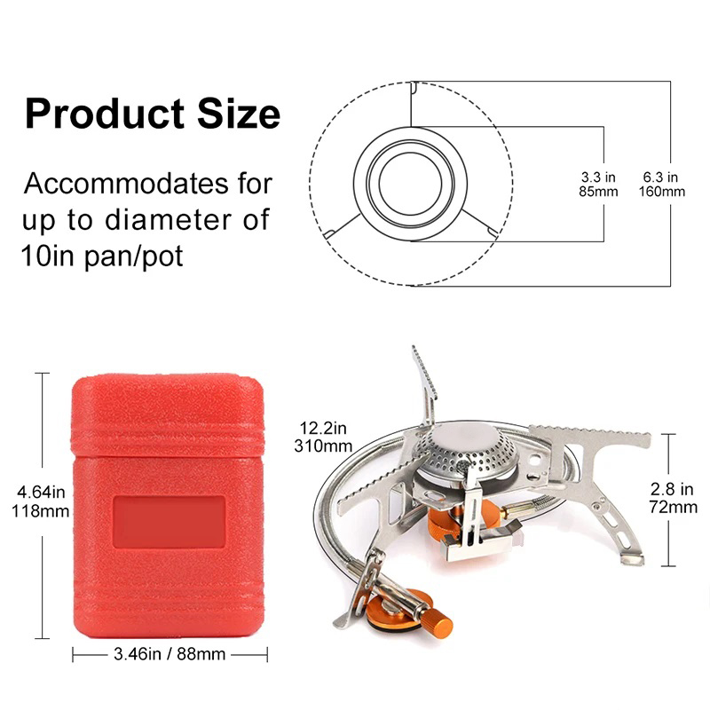 캠핑 가스 스토브 휴대용 접이식 야외 배낭 스토브 요리 - Camping Cooking Gadgets 리뷰 및 가격