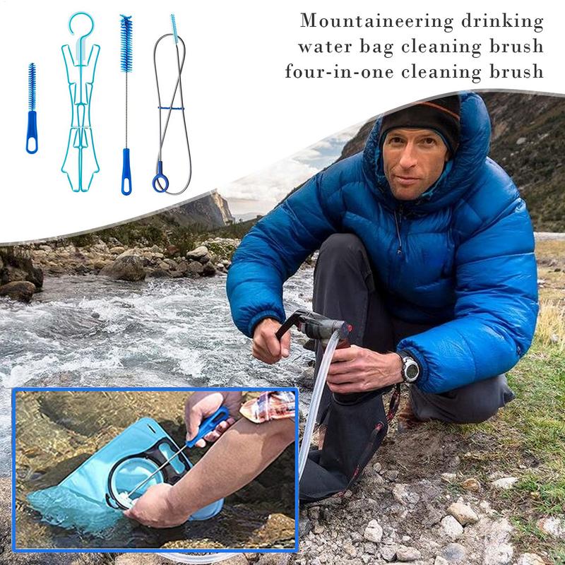 물 수화 방광 청소 브러시 ​​키트 플라스틱 야외 식수 - Camping Cooking Pack 리뷰 및 가격