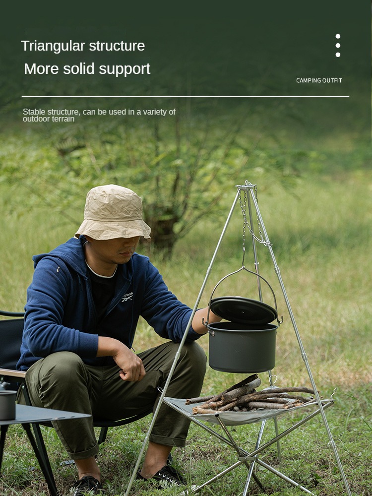 캠핑 모닥불 삼각대, 휴대용 삼각 지지대, 캠핑 모닥불 - Camping Cooking Tripod 리뷰 및 가격