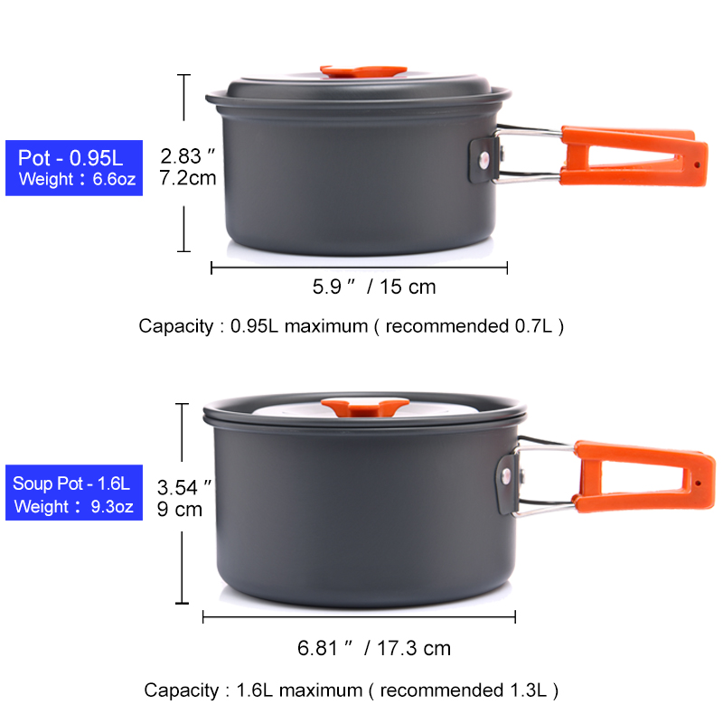 Widesea 캠핑 야외 조리기구 세트 식기 요리 칼  - Camping Cooking Pack 리뷰 및 가격