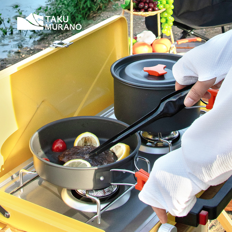 캠핑 조리기구 세트 야외용 초경량 알루미늄 냄비 주전자 - Camping Cooking Pack 리뷰 및 가격