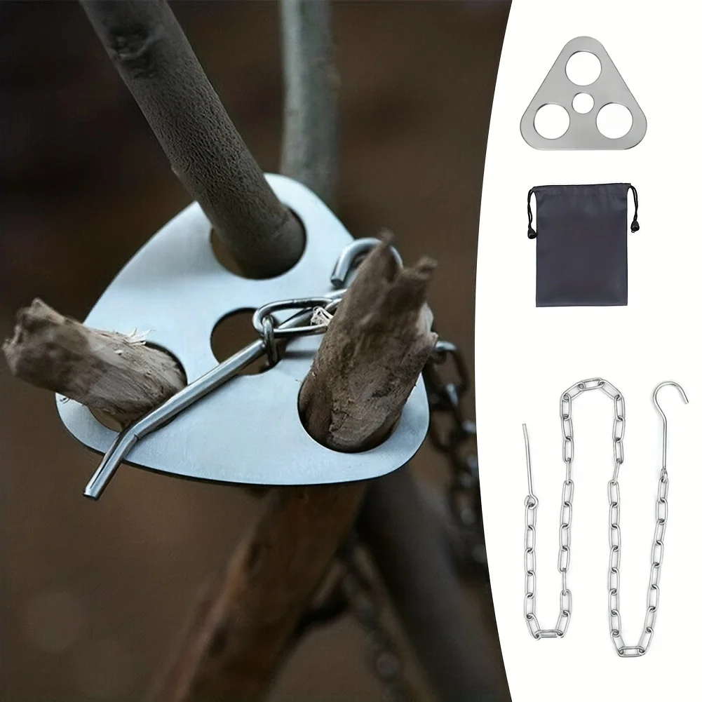 야외 바베큐 삼각대 휴대용 분리형 교수형 랙 스테인레스 - Camping Cooking Tripod 리뷰 및 가격
