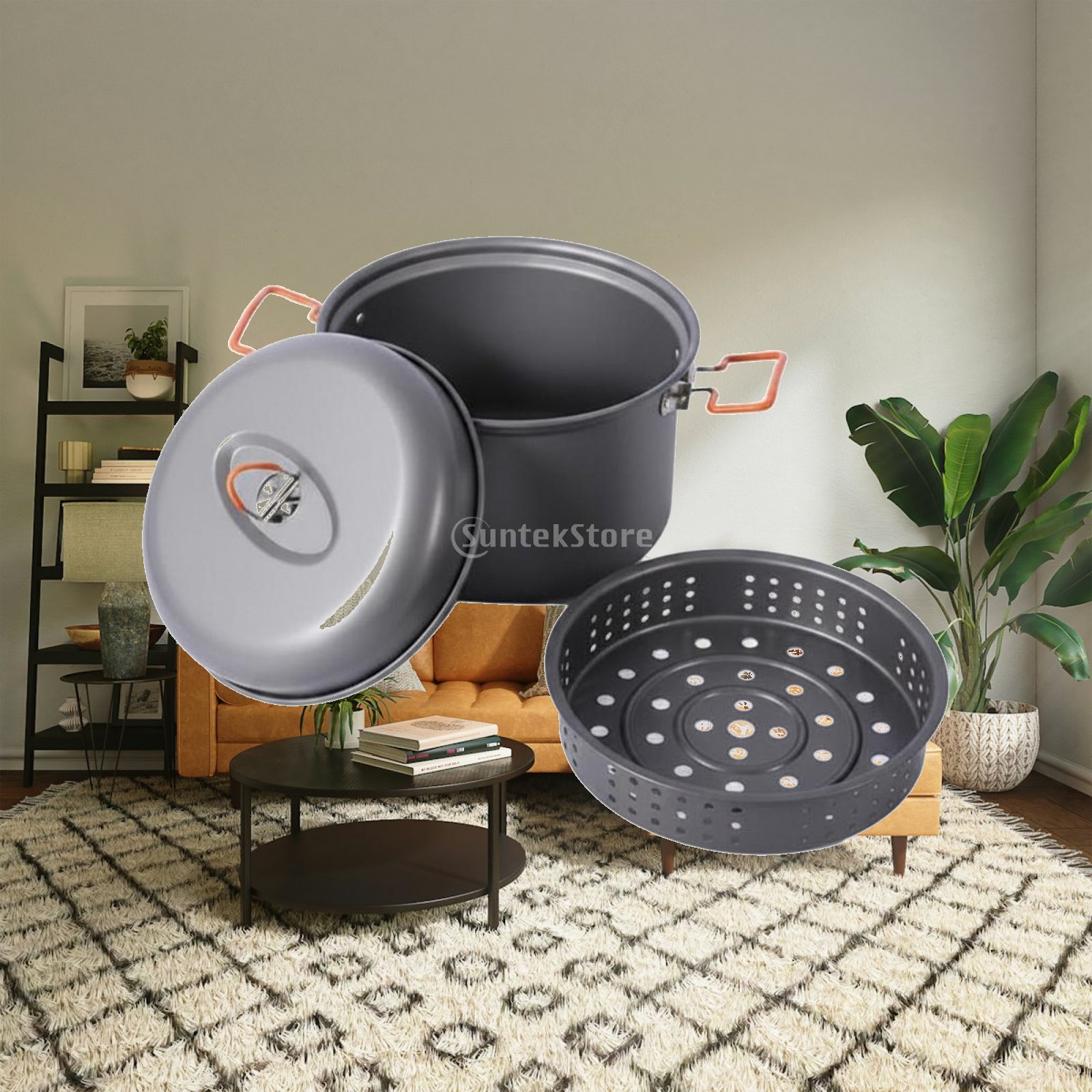 야외 조리용기 대용량 알루미늄 합금 캠핑 스팀 냄비 휴 - Camping Cooking Vessel 리뷰 및 가격