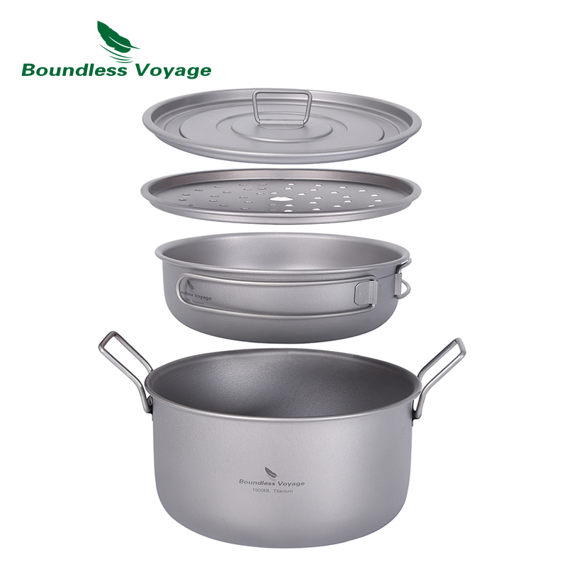 무한 항해 캠핑 요리 냄비 다기능 티타늄 기선 수프 냄 - Camping Cooking Pack 리뷰 및 가격